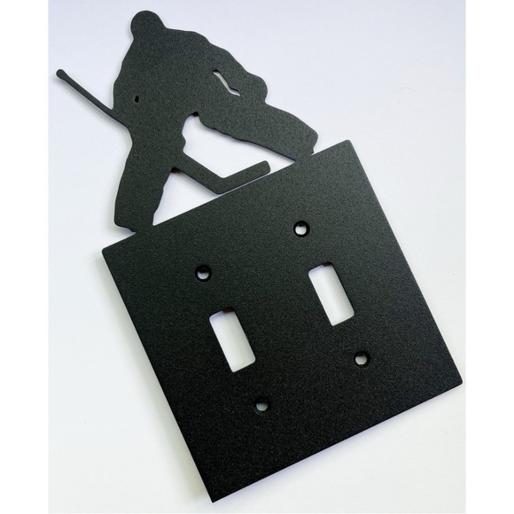 NWOT Hockey Player Light Switch Plate